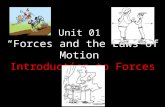 Unit 01 “Forces and the Laws of Motion” Introduction to Forces.