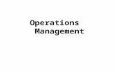 Operations Management. Basic Concepts: Introduction, Operations Management Basics Product and Process Design: The Product Development Process, Analyzing.