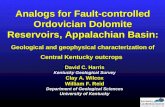 Analogs for Fault-controlled Ordovician Dolomite Reservoirs, Appalachian Basin: Geological and geophysical characterization of Central Kentucky outcrops.