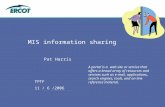 9/12/2006 TPTF MIS information sharing Pat Harris A portal is a web site or service that offers a broad array of resources and services such as e-mail,