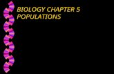 BIOLOGY CHAPTER 5 POPULATIONS. w (Otter introduction page 119- Read) 5-1 How Populations Grow Sea otters are important to populations of kelp, sea urchins,