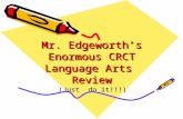 Mr. Edgeworth’s Enormous CRCT Language Arts Review (Just do it!!!)
