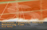 Personal Financial Advisor Marketing Plan Wise Money.