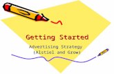 Getting Started Advertising Strategy (Alstiel and Grow)