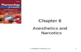 © Paradigm Publishing, Inc.1 Chapter 6 Anesthetics and Narcotics.