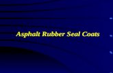 Asphalt Rubber Seal Coats. How many cracks can you fill in one day?