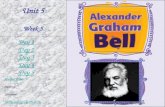 Alexander Graham Bell Unit 5 Week 5 Spelling Words Reading Grammar Additional Online Resources Created by Connie Rosenbalm Day 1 Day 2 Day 3 Day 4 Day.