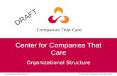 © Center for Companies That Care, 2004 Center for Companies That Care Organizational Structure DRAFT.