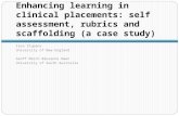 Enhancing learning in clinical placements: self assessment, rubrics and scaffolding (a case study) Ieva Stupans University of New England Geoff March &Susanne.