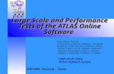 Large Scale and Performance Tests of the ATLAS Online Software CERN ATLAS TDAQ Online Software System D.Burckhart-Chromek, I.Alexandrov, A.Amorim, E.Badescu,