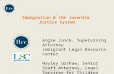 Immigration & the Juvenile Justice System © 2014 Immigrant Legal Resource Center & Legal Services for Children 1 Angie Junck, Supervising Attorney Immigrant.