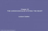 Principles of Human Anatomy and Physiology, 11e1 Chapter 20 THE CARDIOVASCULAR SYSTEM: THE HEART Lecture Outline.