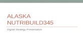 ALASKA NUTRIBUILD345 Digital Strategy Presentation.