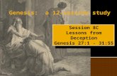 Session 8C Lessons from Deception Genesis 27:1 - 31:55 Session 8C Lessons from Deception Genesis 27:1 - 31:55.