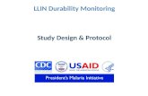 LLIN Durability Monitoring Study Design & Protocol.