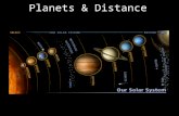 Planets & Distance. Essential Questions: What are the major components of the universe? (SPI 0601.6.1) How does the distance of objects in space from.