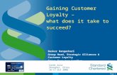 Page 1 Basker Rangachari Group Head, Strategic Alliances & Customer Loyalty Group Consumer Lending Gaining Customer Loyalty – what does it take to succeed?