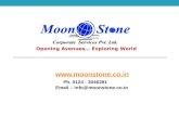 Www.moonstone.co.in Ph. 0124 - 3046281 Email – info@moonstone.co.in.