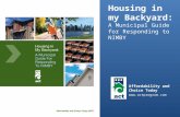 Housing in my Backyard: A Municipal Guide for Responding to NIMBY Affordability and Choice Today .