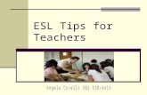 ESL Tips for Teachers Teach Emergency Vocabulary to Beginners Teach body parts in case a student is sick or injured. Make sure the students can point.