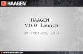 HAAGEN VICO launch 3 rd February 2014. “The Most Reliable Smoke Generator is Now Cordless” The new HAAGEN Vico is a portable smoke generator that allows.