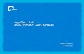 LegalTech Asia DATA PRIVACY LAWS UPDATE Edward Chatterton 4 March 2013.