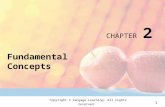 1 Copyright © Cengage Learning. All rights reserved. CHAPTER 2 Fundamental Concepts.