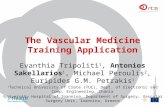 The Vascular Medicine Training Application Evanthia Tripoliti 1, Antonios Sakellarios 1, Michael Peroulis 2, Euripides G.M. Petrakis 1 1 Technical University.