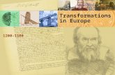 Transformations in Europe 1200-1500. CRISIS IN EUROPE 1200-1500.