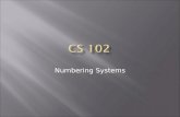 Numbering Systems. Computers do not use English. They do not use words Computers run on NUMBERS only Those numbers are in BINARY only.