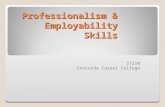 Professionalism & Employability Skills ST210 Concorde Career College.