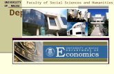 UNIVERSITY UNIVERSITY OF MACAU OF MACAU Faculty of Social Sciences and Humanities Department of Economics.