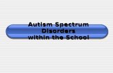 Autism Spectrum Disorders within the School. Autism Spectrum Disorders Pervasive Developmental Disorders (DSM-IV) Asperger’s DisorderAutistic Disorder.