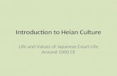 Introduction to Heian Culture Life and Values of Japanese Court Life Around 1000 CE.