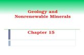 Geology and Nonrenewable Minerals Chapter 15. Environmental Effects of Gold Mining Gold producers South Africa Australia United States Canada Cyanide.