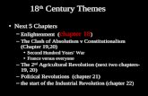 18 th Century Themes. The Enlightenment (18 th C)
