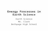 Energy Processes in Earth Science Earth Science Mr. Clark Bethpage High School.
