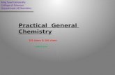 King Saud University College of Sciences Department of Chemistry Practical General Chemistry 101 chem & 104 chem Nabil Al-Sahly.
