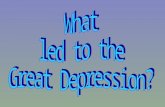 Objective 1)List and describe at lease three effects of the depression in a writing activity.