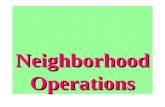 Neighborhood Operations Objectives Why are neighborhoods important? What is linear convolution? –discrete –templates, masks or filters –algorithm mechanics.