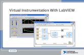 Virtual Instrumentation With LabVIEW. Section I LabVIEW terms Components of a LabVIEW application LabVIEW programming tools Creating an application in.