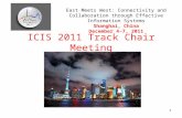 11 ICIS 2011 Track Chair Meeting East Meets West: Connectivity and Collaboration through Effective Information Systems Shanghai, China December 4-7, 2011.