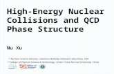 Nu Xu1/28The Phase Diagram of QCD, December 13 – 14, 2010, TIFR, Mumbai, India ICPAQGP 2010, Goa, India High-Energy Nuclear Collisions and QCD Phase Structure.