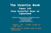 The Urantia Book Paper 145 Four Eventful Days at Capernaum Paper 145 - Video study group link Paper 144 At Gilboa and in the Decapolis.