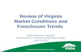 Virginia Housing Development Authority Review of Virginia Market Conditions and Foreclosure Trends What’s Ahead for Housing? A Symposium on Federal Housing.