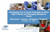 Developing 2+2+2 Career Pathways to Meet High Priority and Emerging Workforce Needs National Career Pathways Network October 14, 2011 Developing 2+2+2.