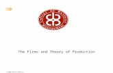 © 2010 Pearson Addison-Wesley The Firms and Theory of Production.