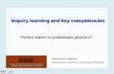 R Hipkins 20.06.08 Rosemary Hipkins New Zealand Council for Educational Research Inquiry learning and key competencies Perfect match or problematic partners?