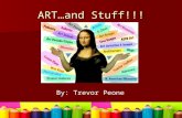 ART…and Stuff!!! By: Trevor Peone. ME, all Me Energetic Energetic Enthusiastic Enthusiastic Creative Creative My family My family My art Teacher’s My.