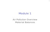 1 Module 1 Air Pollution Overview Material Balances.